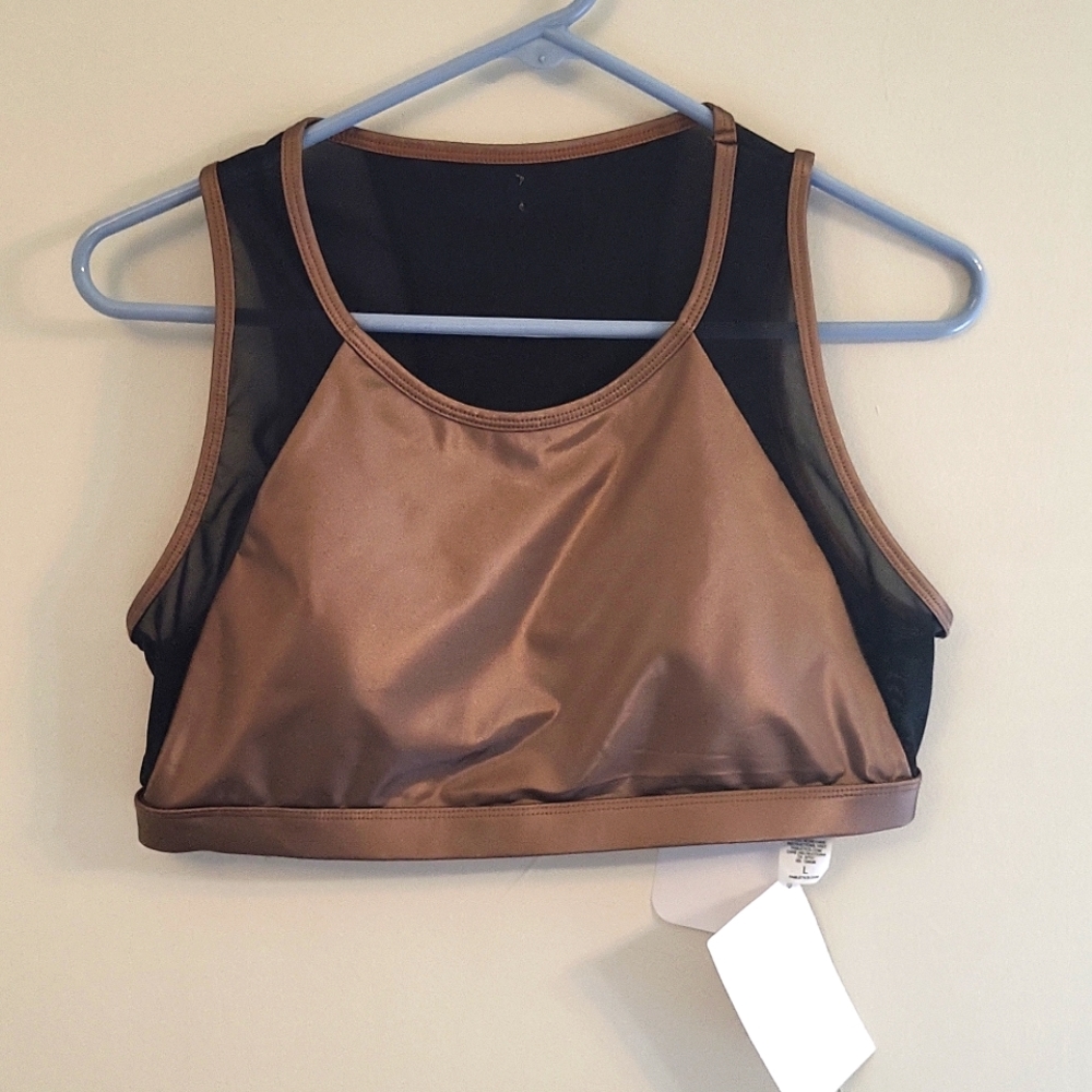 Fabletics Cam'ron Metalic Large Sports Bra - Picture 3 of 4